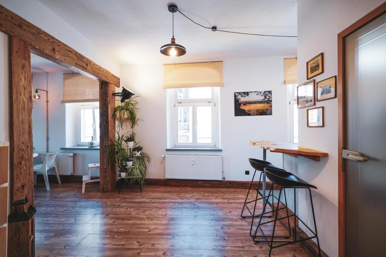 Studio Apartment Zur Alten Post, 48Qm Individualapartment Mit Blick Ueber Zittaus Altstadt, Ferienwohnung Im Altstadtkern Umrandet Vom Zittauer Gebirge Buitenkant foto
